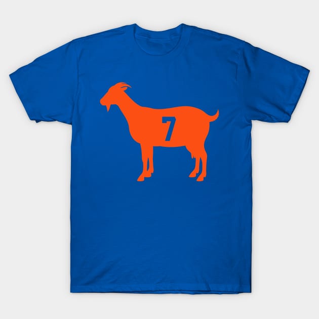 Denver Broncos GOAT T-Shirt by N8I